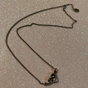 James Avery Heart Knot Necklace Sterling Silver